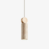 Sora Meadow Travertine Pendant Light by Maison Velume