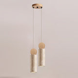 Sora Meadow Travertine Pendant Light, detail view 10