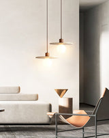 Vian Sol Travertine Pendant Light, detail view 2