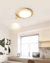 Calia Dune Travertine Ceiling Light, detail view 8