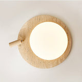 Calia Dune Travertine Ceiling Light, detail view 16