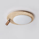 Calia Dune Travertine Ceiling Light, detail view 10