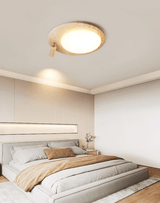 Calia Dune Travertine Ceiling Light, detail view 11
