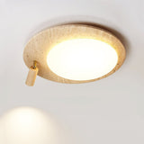 Calia Dune Travertine Ceiling Light, detail view 14