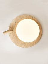 Calia Dune Travertine Ceiling Light, detail view 15