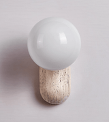 Corin Cedar Travertine Wall Light, detail view 10