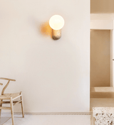 Corin Cedar Travertine Wall Light, detail view 9