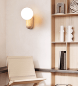 Corin Cedar Travertine Wall Light, detail view 11
