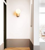 Corin Cedar Travertine Wall Light, detail view 4