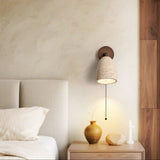 Elara Sky Travertine Wall Light, detail view 4