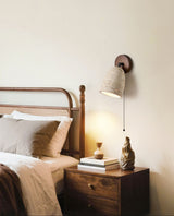 Elara Sky Travertine Wall Light, detail view 5