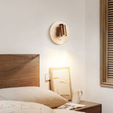 Faron Winter Travertine Wall Light, detail view 6