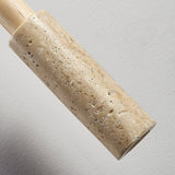 Flora Line Travertine Pendant Light, detail view 9
