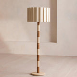 Haven Linden Travertine Floor Lamp, detail view 8
