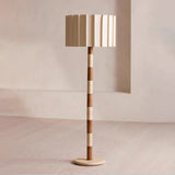 Haven Linden Travertine Floor Lamp, detail view 5