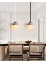 Lucen Shade Travertine Pendant Light, detail view 5