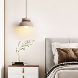 Lucen Shade Travertine Pendant Light, detail view 3
