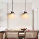 Lucen Shade Travertine Pendant Light, detail view 4