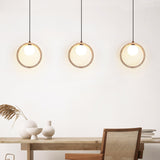 Maren Juniper Travertine Pendant Light, detail view 8