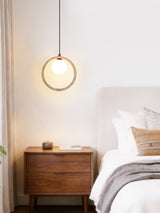 Maren Juniper Travertine Pendant Light, detail view 5