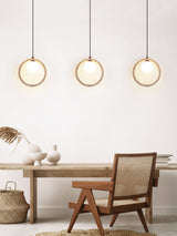 Maren Juniper Travertine Pendant Light, detail view 6