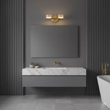 Nella Oak Travertine Wall Light, detail view 5