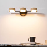 Nella Oak Travertine Wall Light, detail view 9