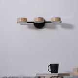 Nella Oak Travertine Wall Light, detail view 32