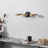 Nella Oak Travertine Wall Light, detail view 13
