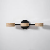 Nella Oak Travertine Wall Light, detail view 26
