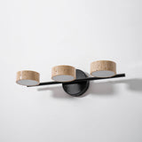 Nella Oak Travertine Wall Light, detail view 17