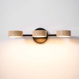 Nella Oak Travertine Wall Light, detail view 12