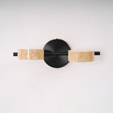 Nella Oak Travertine Wall Light, detail view 34