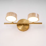 Nella Oak Travertine Wall Light, detail view 21