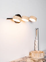 Nella Oak Travertine Wall Light, detail view 23