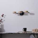 Nella Oak Travertine Wall Light, detail view 30