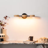 Nella Oak Travertine Wall Light, detail view 10