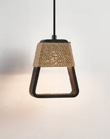 Riven Bay Travertine Pendant Light, detail view 8