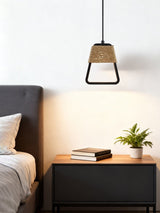 Riven Bay Travertine Pendant Light, detail view 12