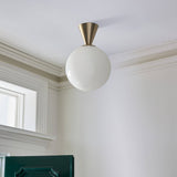 Seren Terra Glass Ceiling Light, detail view 11