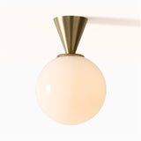 Seren Terra Glass Ceiling Light, detail view 5