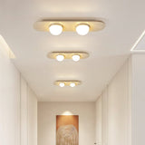 Aven Moon Travertine Ceiling Light, detail view 2