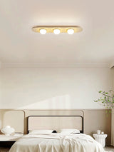 Aven Moon Travertine Ceiling Light, detail view 5