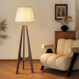 Cora Vale Wood Floor Lamp, detail view 2