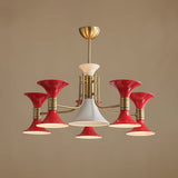 Eden Rain Brass Chandelier, detail view 20