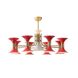 Eden Rain Brass Chandelier, detail view 23