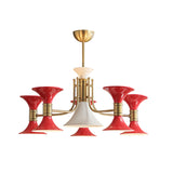 Eden Rain Brass Chandelier, detail view 22