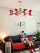 Eden Rain Brass Chandelier, detail view 13