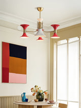Eden Rain Brass Chandelier, detail view 9