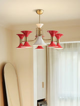 Eden Rain Brass Chandelier, detail view 4